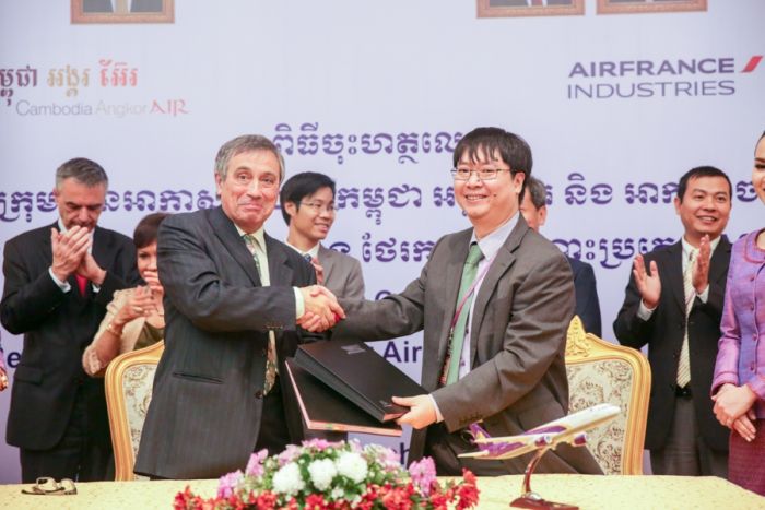 カンボジアアンコール航空、フランス航空との提携を決定