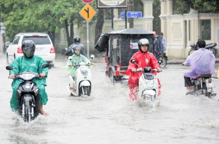 今週カンボジア全域で大雨続く恐れ
