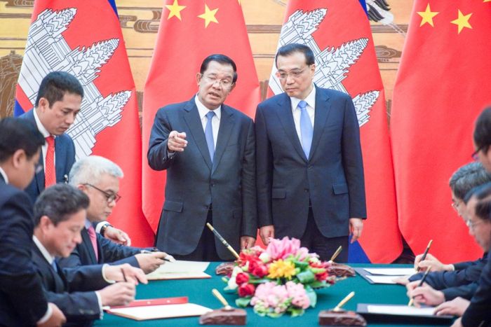 中国がカンボジアへ支援金を提供　協力関係の強化へ