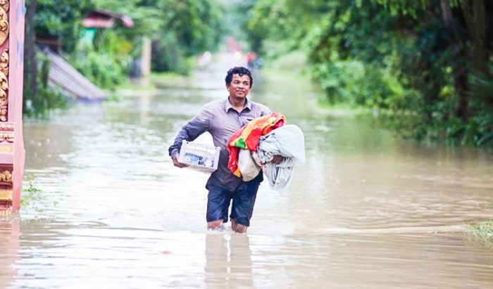 カンボジア、熱帯暴風雨による被害総額100万ドル