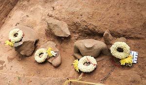 アンコール遺跡で古代仏陀の遺物4つを発見