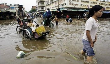 カンボジア、火曜日から木曜日にかけ豪雨に注意