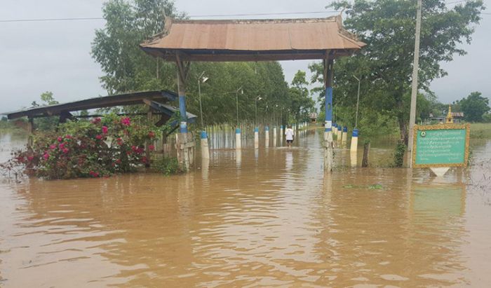 カンボジア、洪水により数万ヘクタールの水田と混作作物に被害
