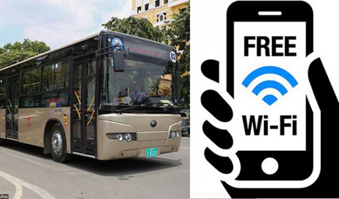 プノンペンの公共バスにWi-Fi導入へ、渋滞緩和への措置か