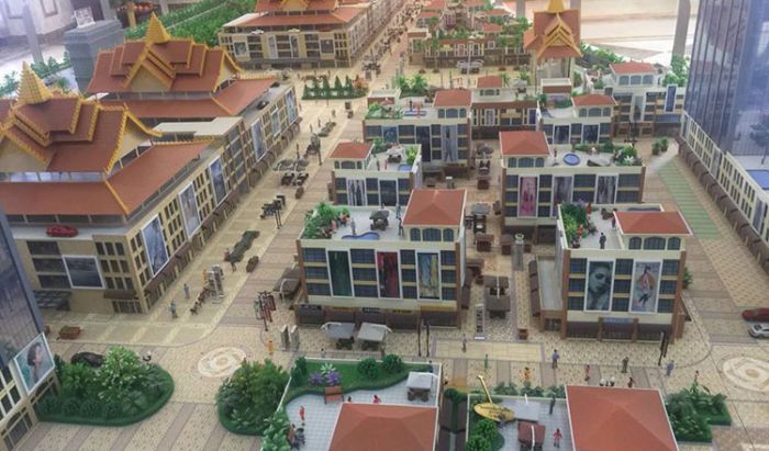 中国企業がカンボジア最大の商業施設を建設