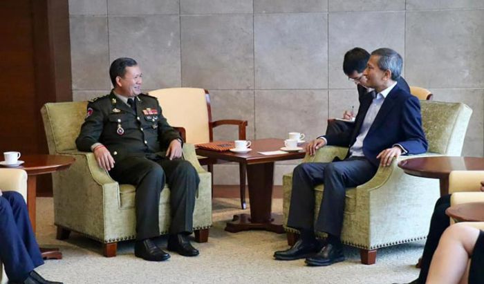 フン・マネット王国軍参謀次長シンガポール訪問、軍事協力強化へ