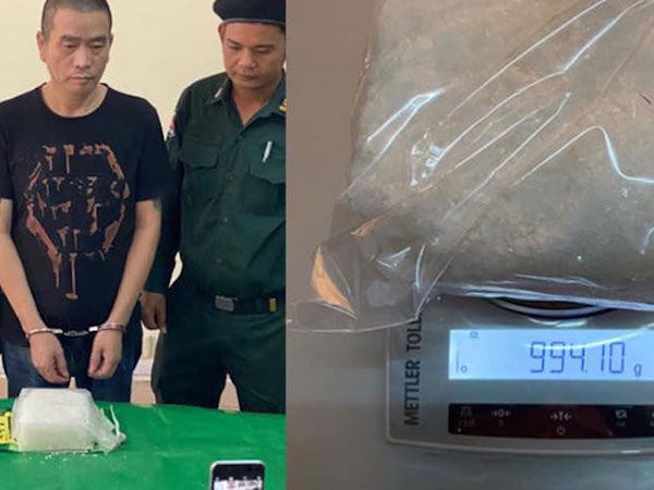 プノンペン：メタンフェタミン所持の中国人男性逮捕