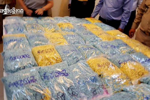 ラオスから200キロの麻薬密輸、カンボジア人男性2人逮捕　