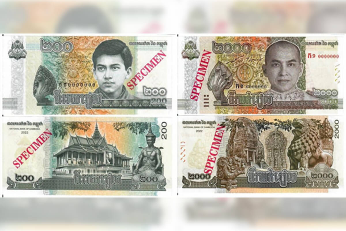 カンボジア、新しい200リエル紙幣と2000リエル紙幣を正式導入
