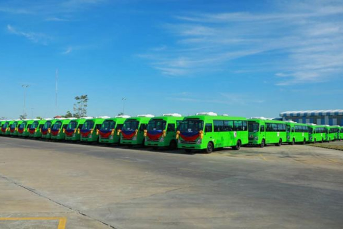 韓国企業がバス1000台を寄贈、カンボジアの公共交通網整備を支援