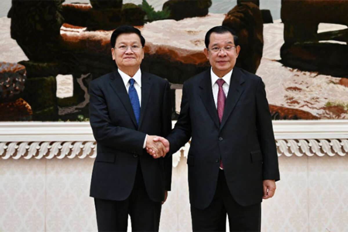 カンボジアとラオス、二国間関係・協力のさらなる強化で一致