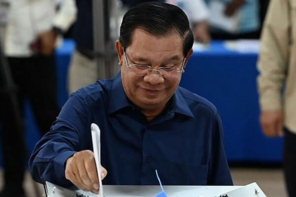 カンボジア総選挙、CPPが地滑り的勝利