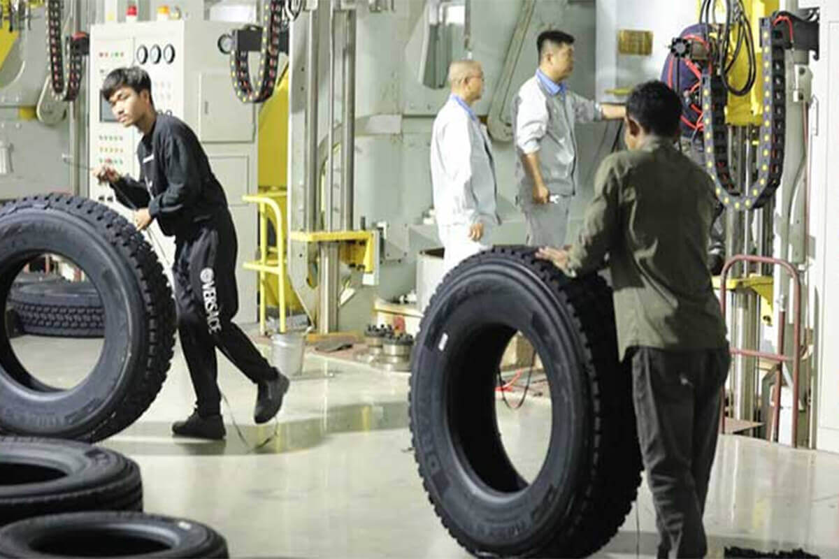 中国、カンボジアのタイヤ工場新設に5兆ドルを投資
