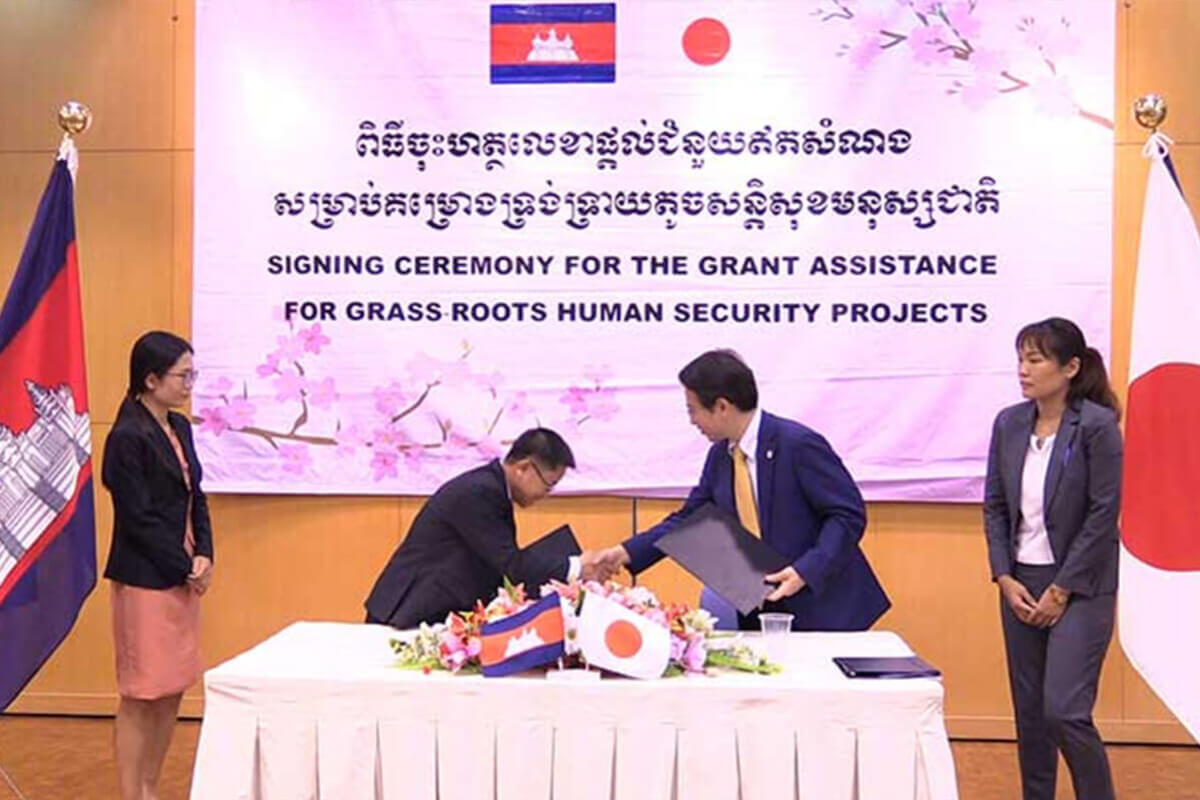 日本、カンボジアのインフラ支援に42万ドルの資金提供を決定