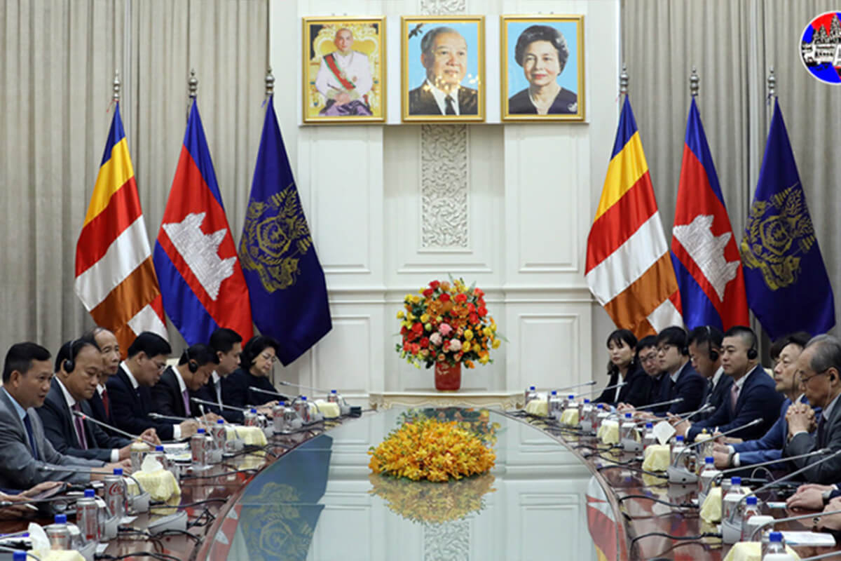 カンボジア首相、日本のさらなる投資に歓迎の意を示す