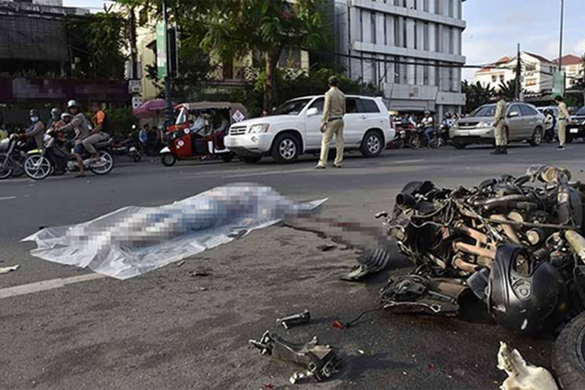 カンボジアの交通事故、毎日4人死亡・12人が負傷