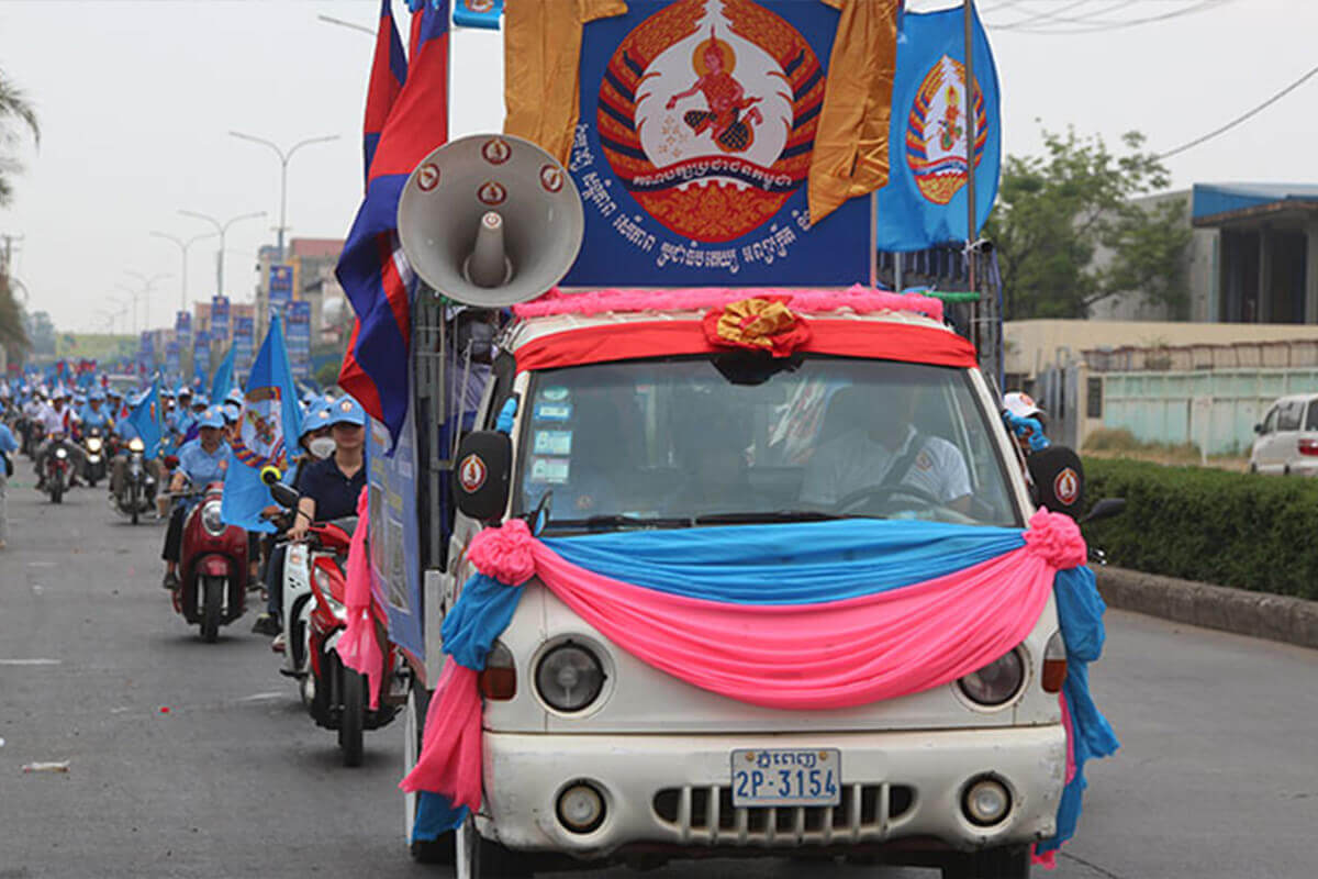 カンボジア上院選挙活動が本日終了、25日に投開票