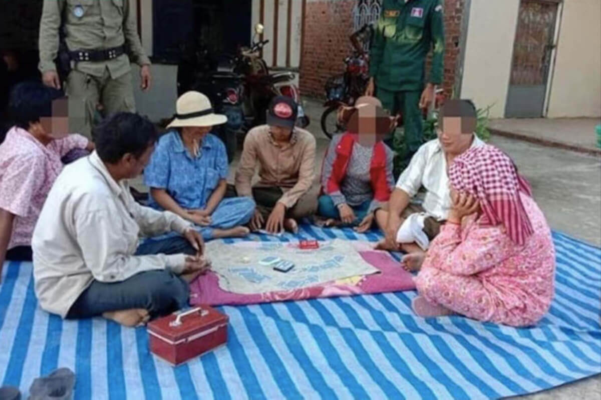 カンボジアの違法賭博、24年の2ヶ月間で496人を拘束