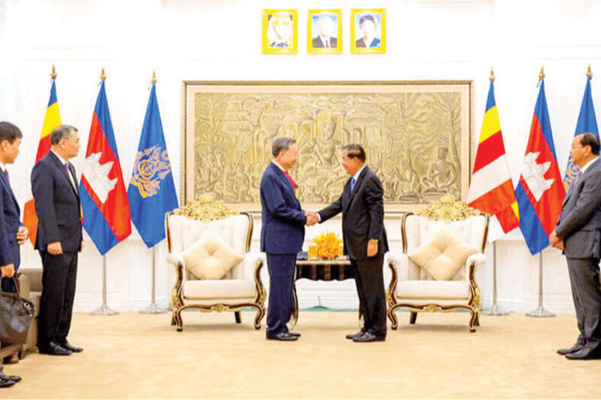 中国とカンボジア、ベトナムの関係