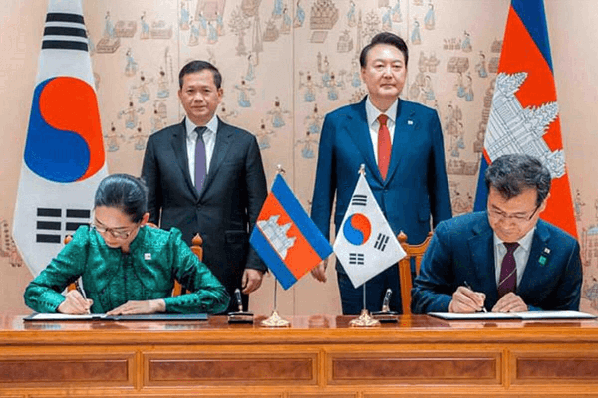 カンボジアと韓国、6つの協定を締結