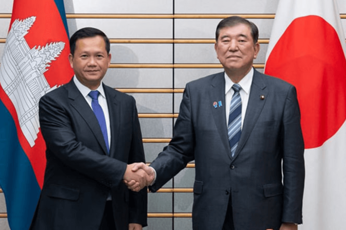 日カンボジア首脳会談、戦略的パートナーシップ深化で一致
