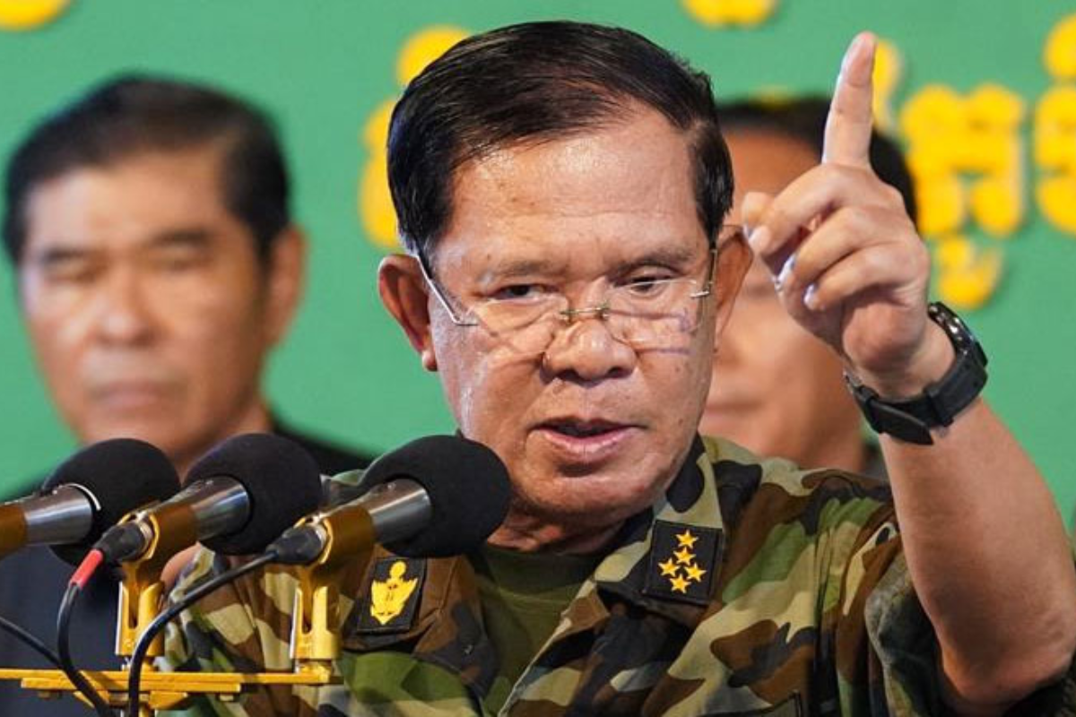 最高司令官自称は虚偽、フン・セン氏がタイ報道に反発