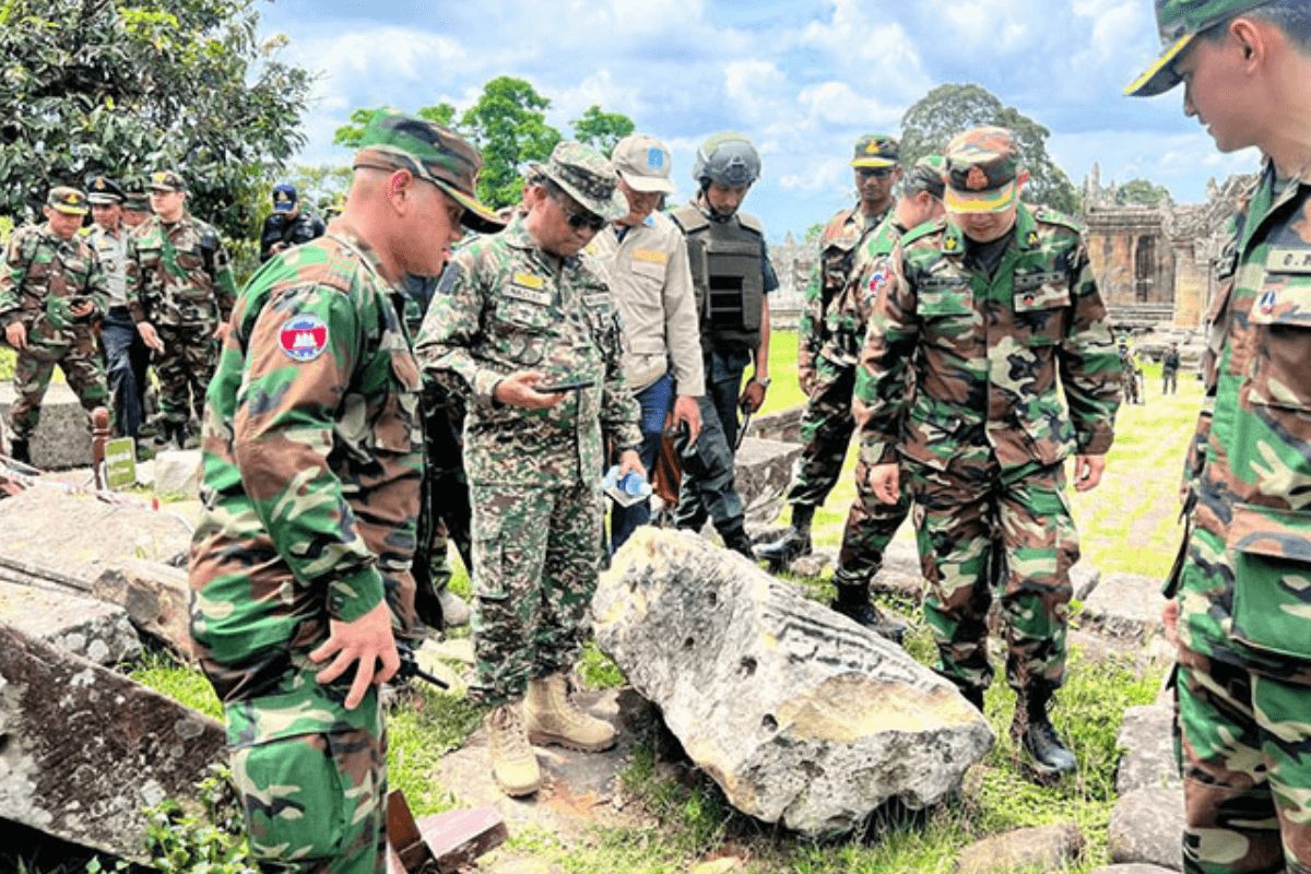 カンボジア・タイ国境、停戦監視体制を強化