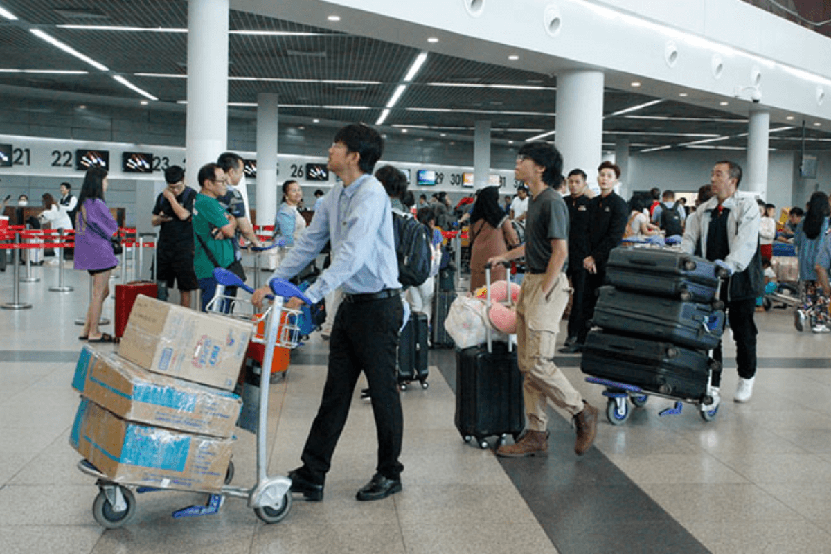 カンボジアの国際航空旅客数、7カ月で408万人に到達
