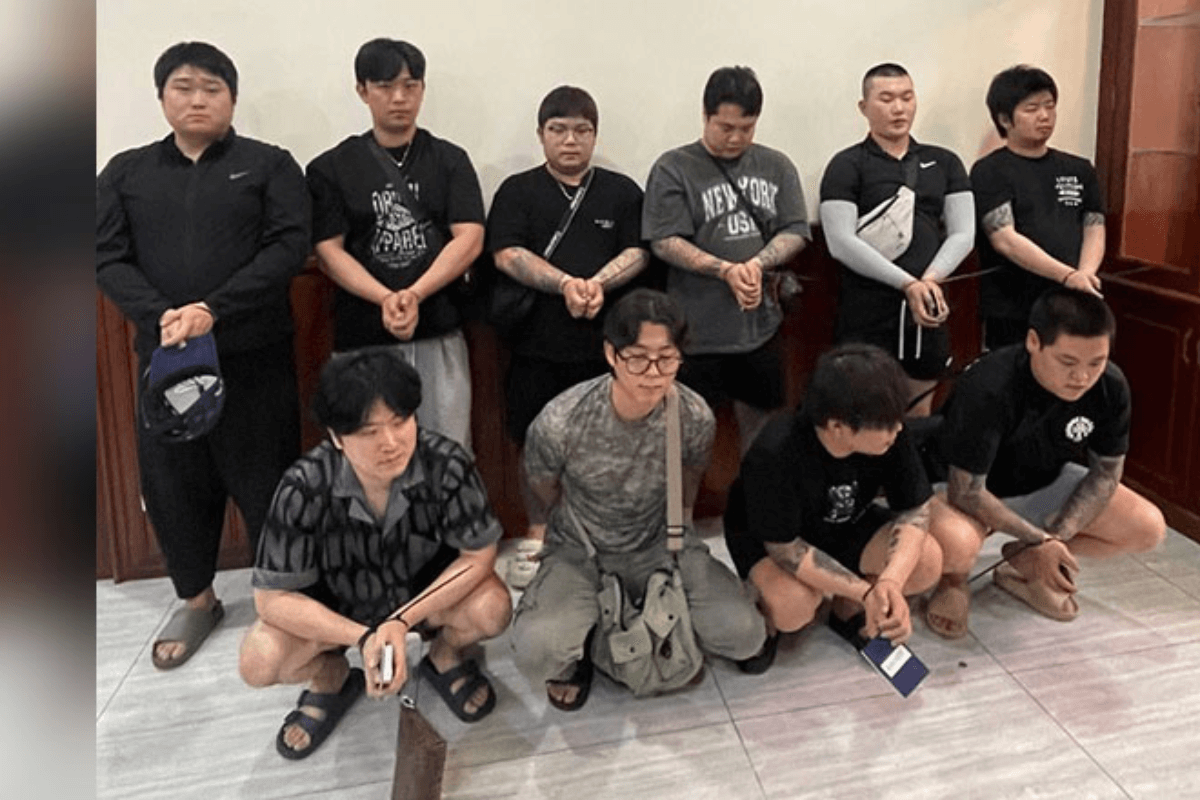 オンライン詐欺摘発、プノンペンで韓国人含む48人を逮捕