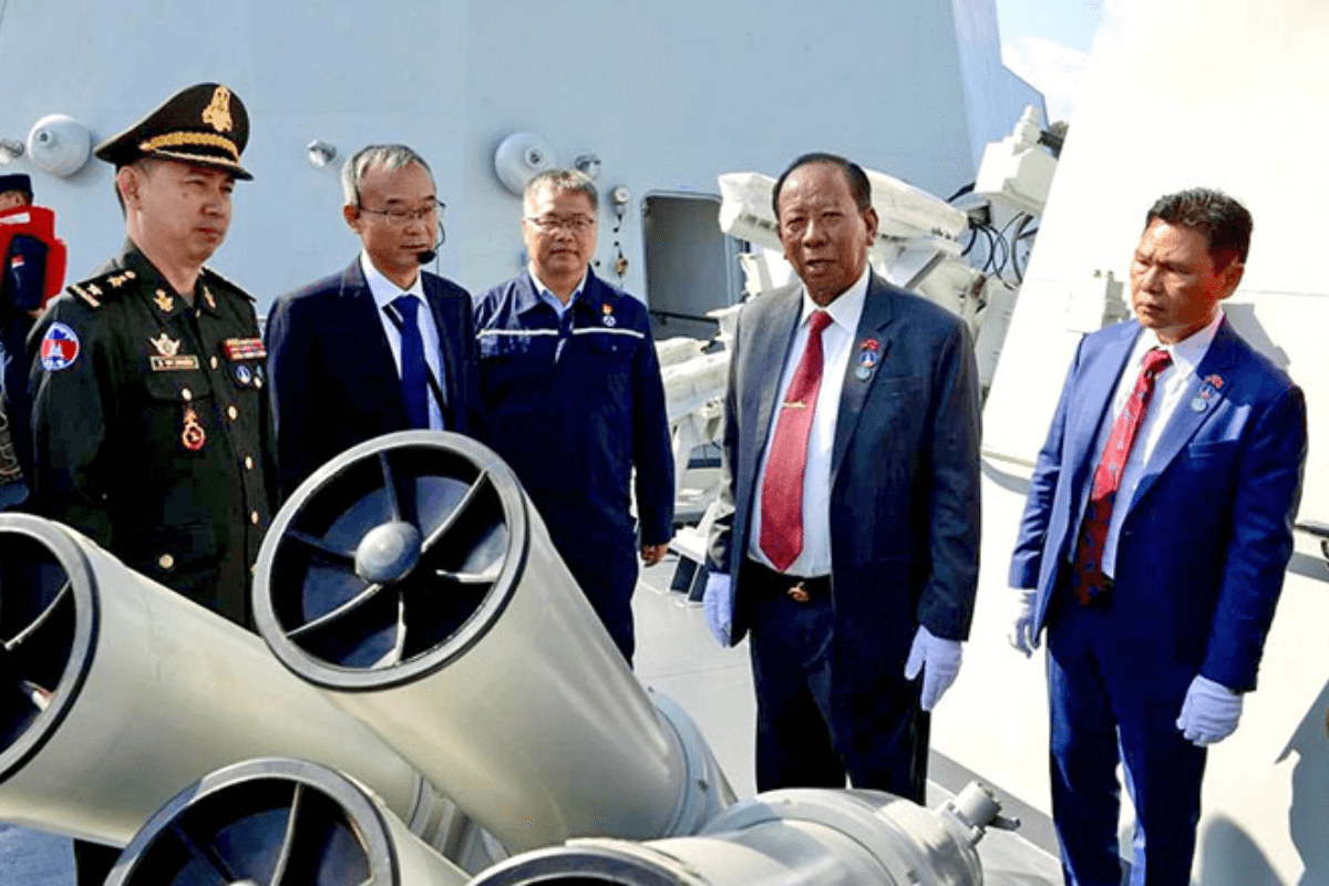中国のカンボジア向け艦隊、海洋防衛力の強化へ
