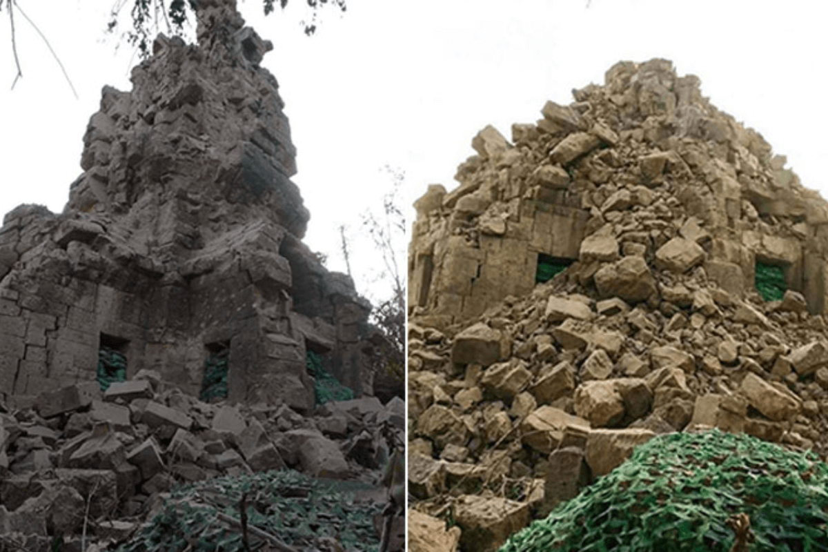 タイ軍が寺院や世界遺産を損傷、カンボジアが強く非難