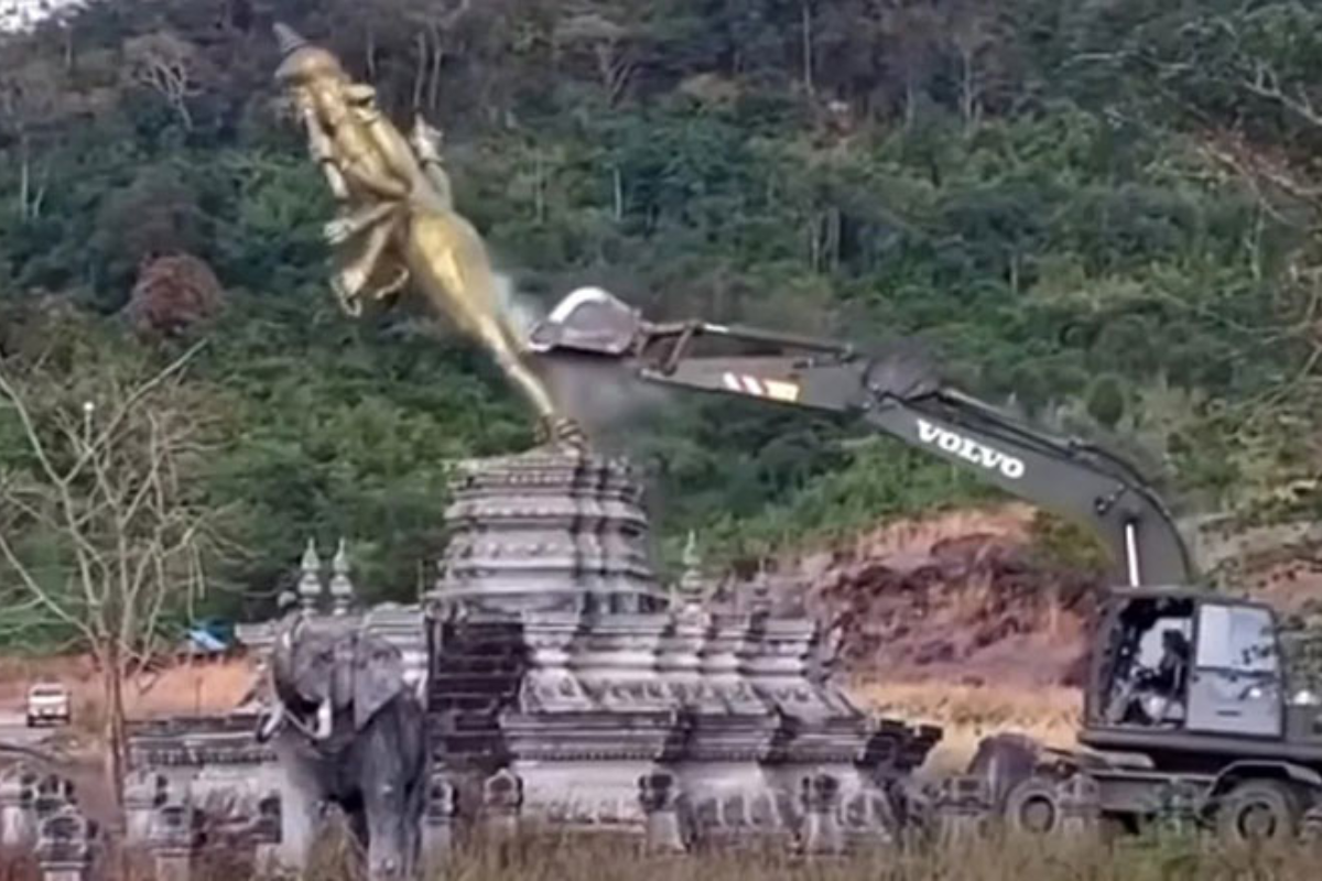 ヴィシュヌ像破壊、インドがタイを強く非難