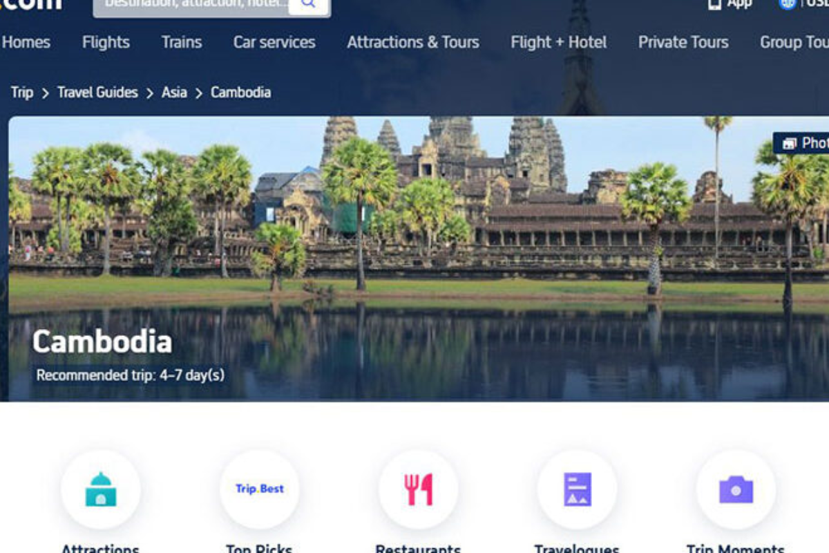 カンボジア観光局とTrip.com、広告活動を一時停止