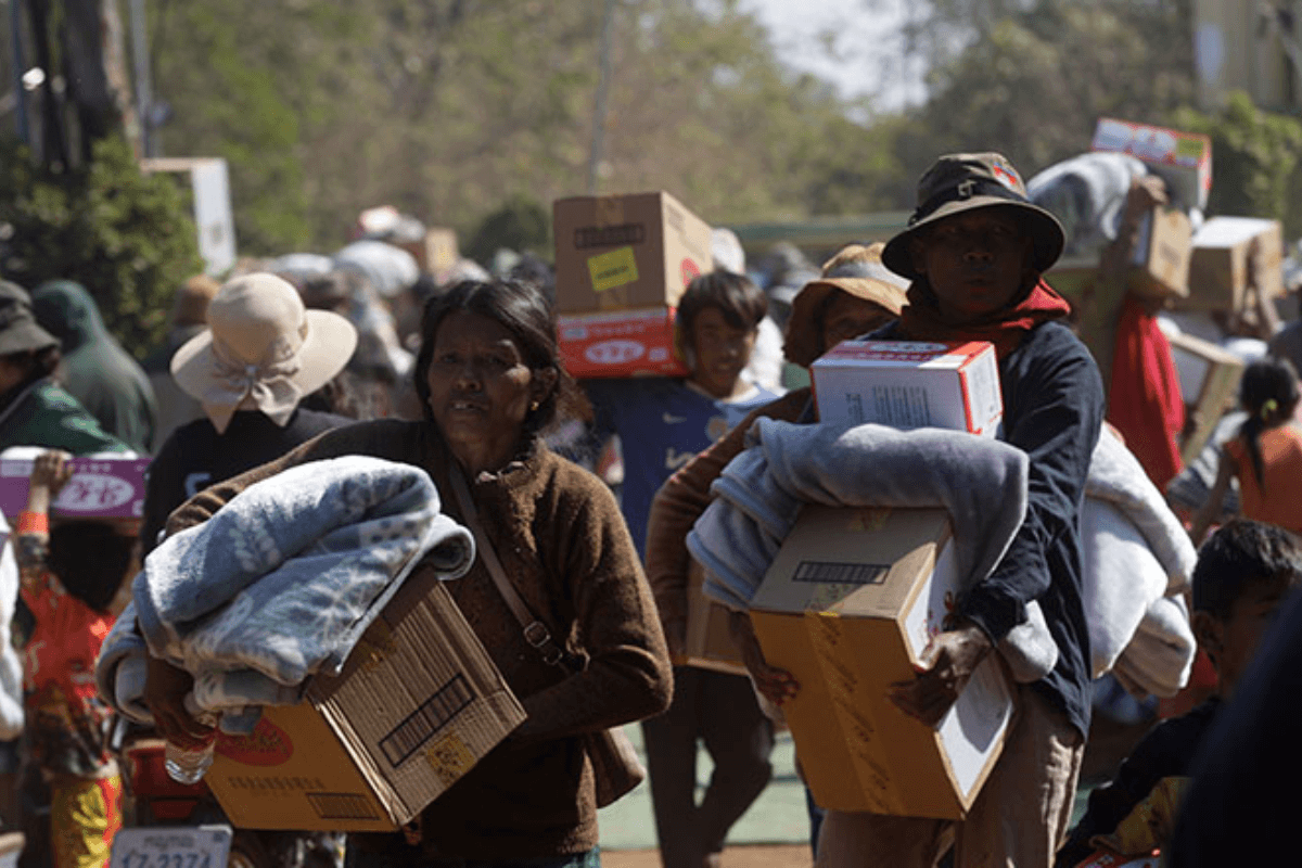 帰還進むカンボジア人、依然10万人超が避難生活