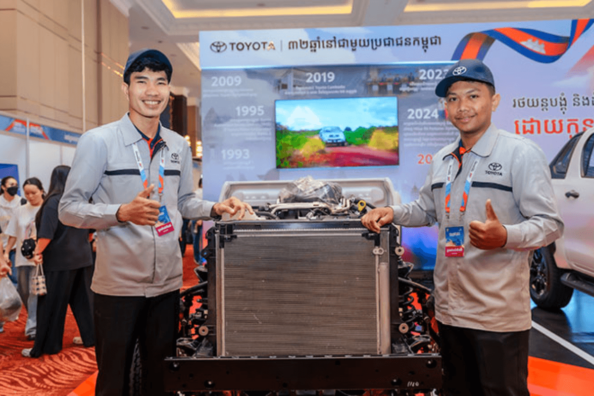 カンボジアにおけるトヨタの戦略、多様な電動化と産業基盤構築
