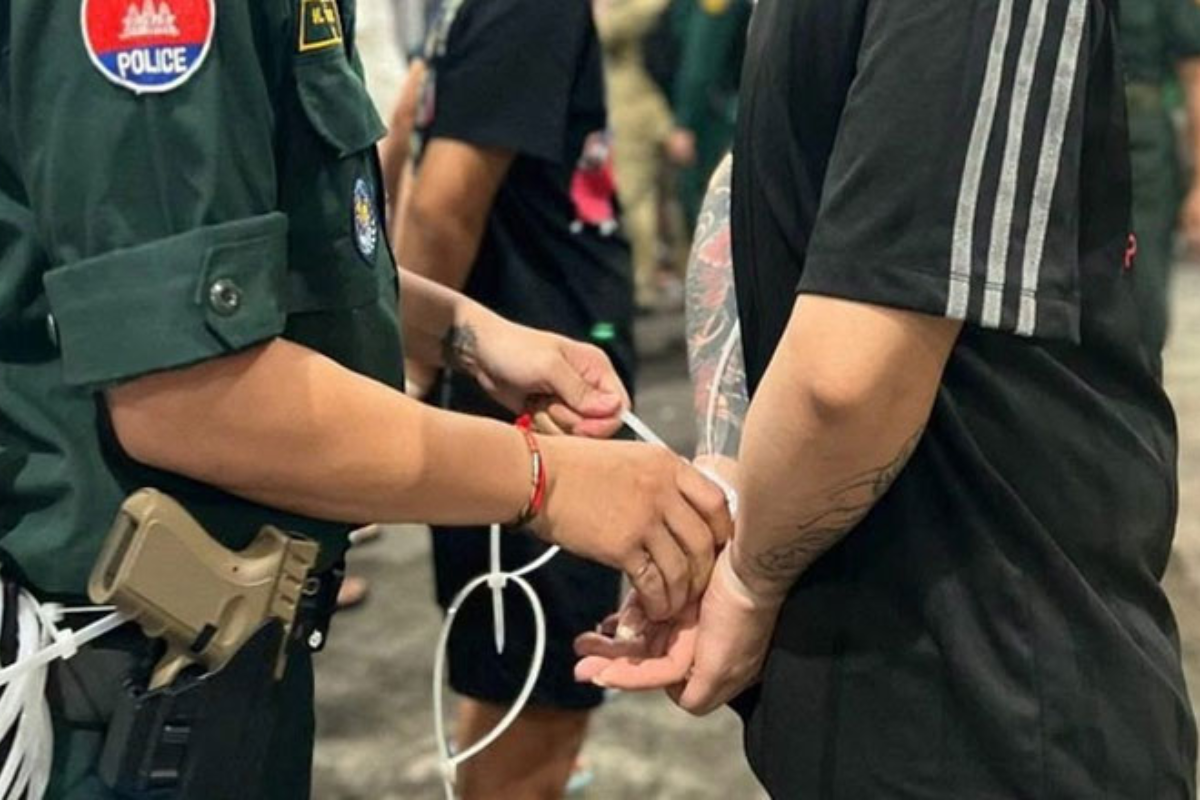 1週間で1175人国外退去、カンボジアが外国人犯罪に大規模摘発