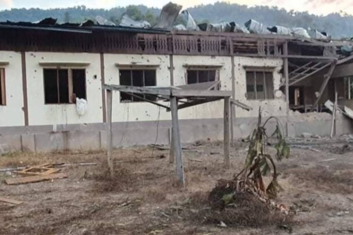 国軍が空爆、カイン州の少数民族病院が破壊