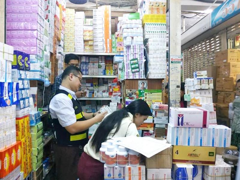 無認可医薬品販売でヤンゴンの薬局3店舗営業停止に