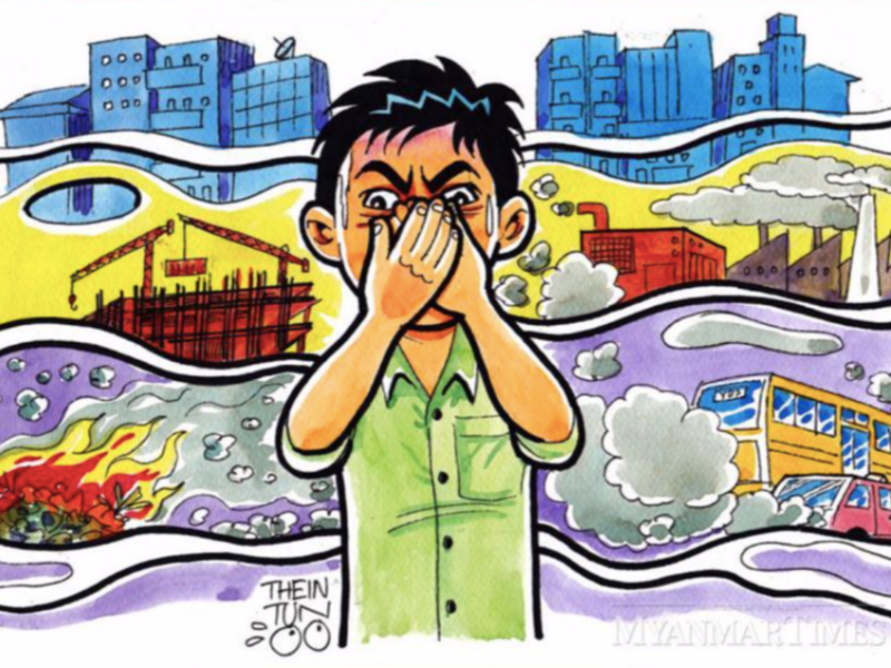 ヤンゴン：大気汚染が急速悪化、1ヶ月で約8倍に