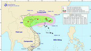 台風16号の影響でベトナム北部豪雨の見込み