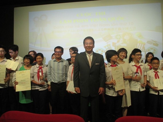日越特別大使の杉良太郎、学生映画コンテストの開催を宣言