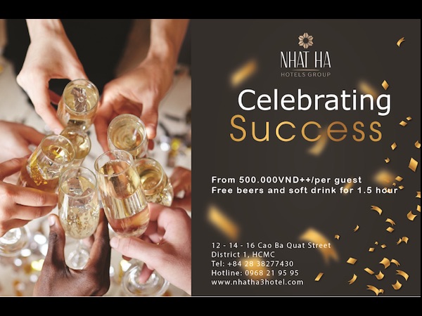 4つ星ホテルで【YEAR END PARTY】受付中!飲み放題付き1人50万ドン〜!