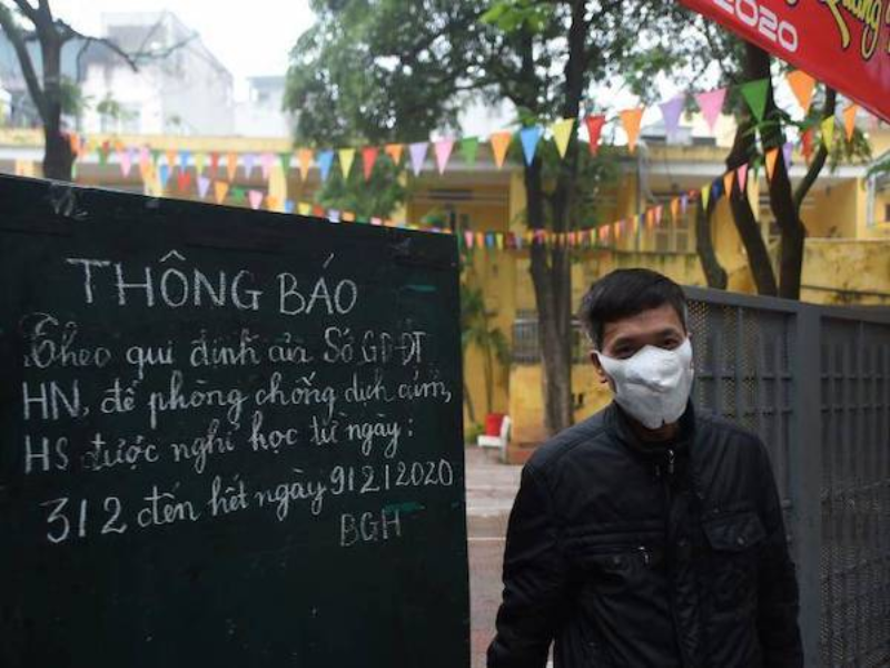 ベトナム：コロナウイルス拡大防止で学校閉鎖