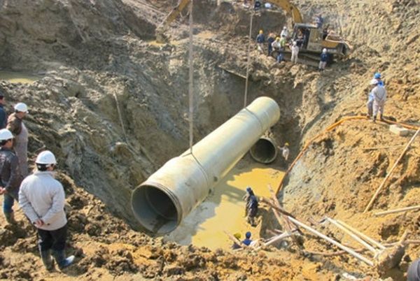 ハノイの水道管事業 品質をめぐりの中国企業と契約解除