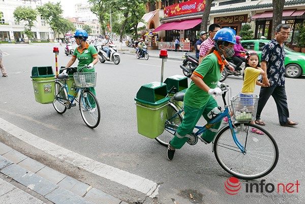 ハノイ：ゴミ回収用自転車、実験的に導入