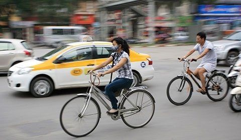 ハノイ 渋滞緩和策として自転車を導入