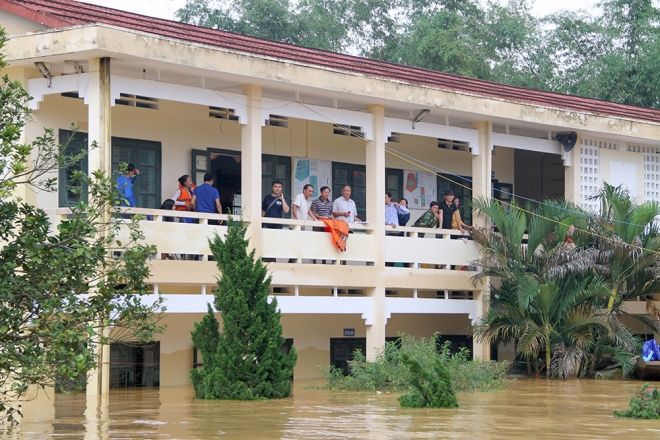 Ha Tinh省 洪水の影響深刻 食糧も底を尽きる