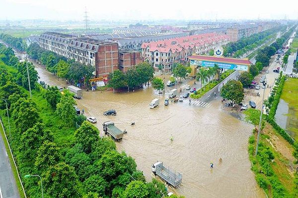 ハノイ、都市開発による影響で洪水が頻繁に発生か