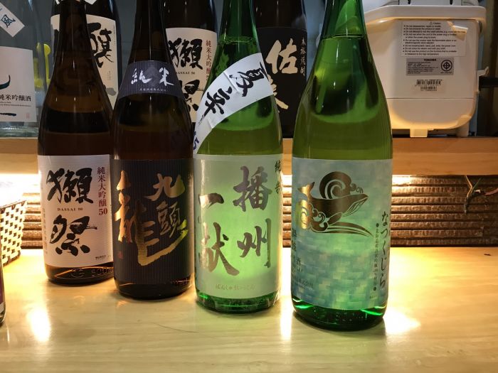 【魚バル えびす】日本各地の夏酒が入荷しました。