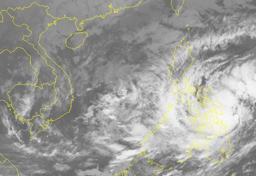 今年１５回目となる嵐が東シナ海で発生か